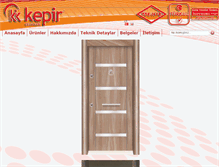 Tablet Screenshot of kepircelikkapi.com